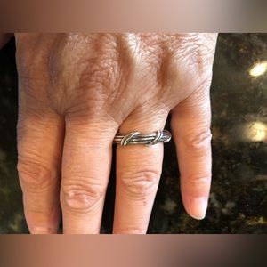 Sterling silver band ring